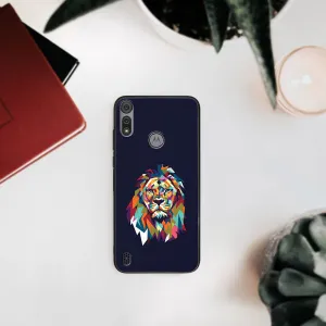 MY ART Silikónový kryt Motorola Moto E6s LION (246)