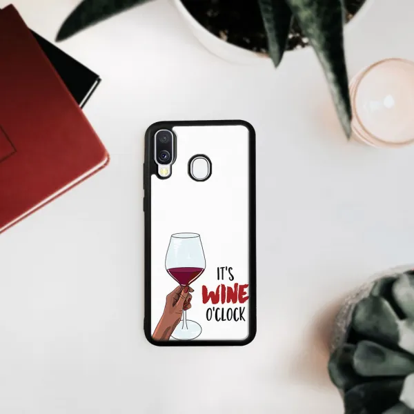 MY ART Ochranný kryt Samsung Galaxy A40 WINE (007)