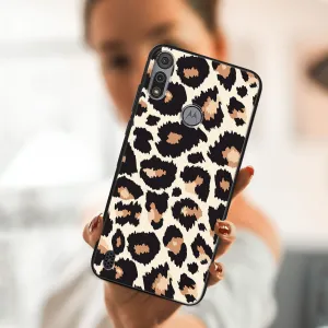 MY ART Silikónový kryt Motorola Moto E6s LEOPARD PRINT (238)
