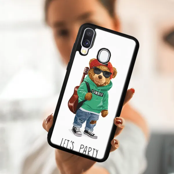 MY ART Ochranný kryt Samsung Galaxy A40 BEAR (177)