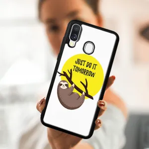 MY ART Ochranný kryt Samsung Galaxy A40 SLOTH (188)