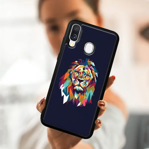 MY ART Ochranný kryt Samsung Galaxy A40 LION (246)