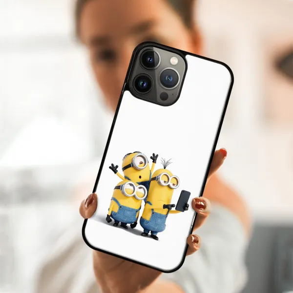 MY ART Silikónový kryt Apple iPhone 13 Pro Max MINIONS SELFIE (022)