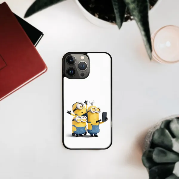 MY ART Silikónový kryt Apple iPhone 13 Pro Max MINIONS SELFIE (022)