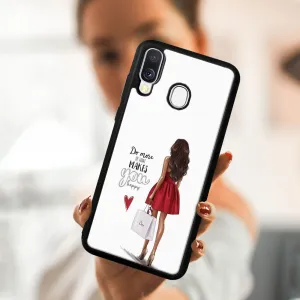 MY ART Ochranný kryt Samsung Galaxy A40 RED DRESS (137)