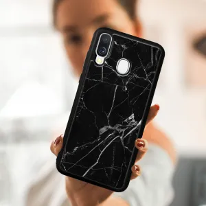 MY ART Ochranný kryt Samsung Galaxy A40  BLACK MARBLE (142)