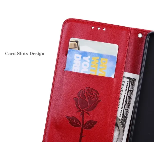 ART Peňaženkový kryt Samsung Galaxy A53 5G ROSE červený