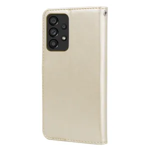 ART Peňaženkový kryt Samsung Galaxy A53 5G ROSE zlatý