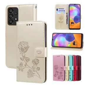 ART Peňaženkový kryt Samsung Galaxy A53 5G ROSE zlatý