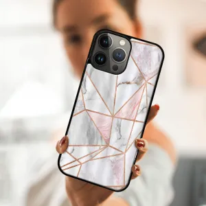 MY ART Silikónový kryt Apple iPhone 13 Pro Max PINK MARBLE (143)