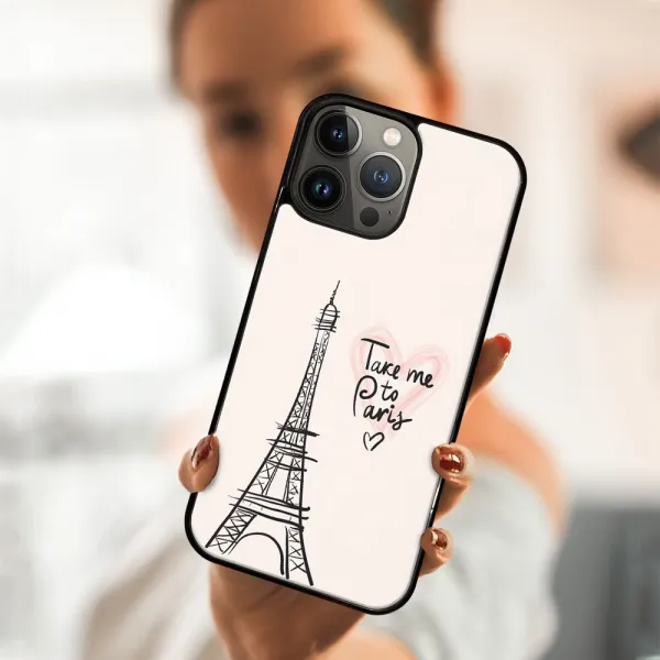 MY ART Silikónový kryt Apple iPhone 13 Pro Max PARIS (057)