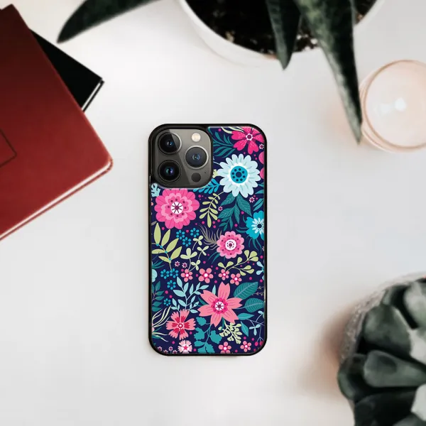MY ART Silikónový kryt Apple iPhone 13 Pro FLORA (038)