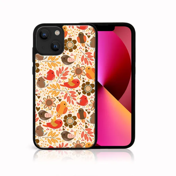 MY ART Silikónový kryt Apple iPhone 13 BIRDS (004)
