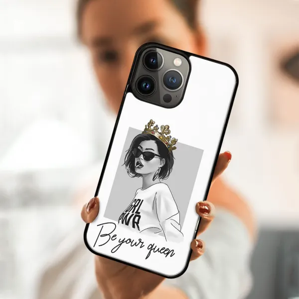 MY ART Silikónový kryt Apple iPhone 13 Pro QUEEN (139)