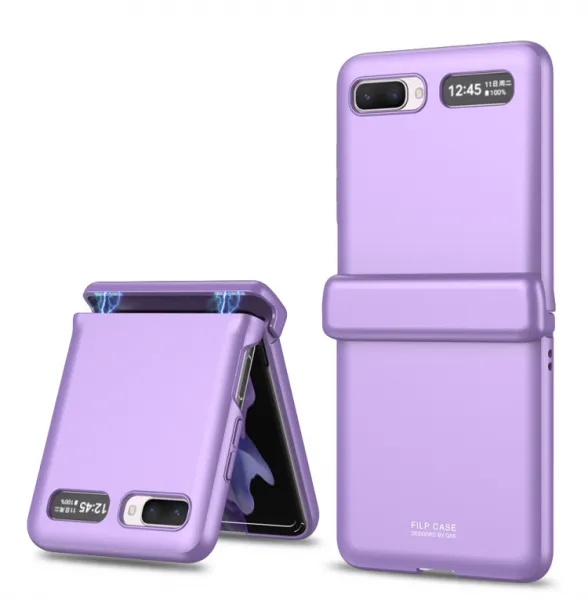 GKK MAGNETIC Plastový obal Samsung Galaxy Z Flip fialový