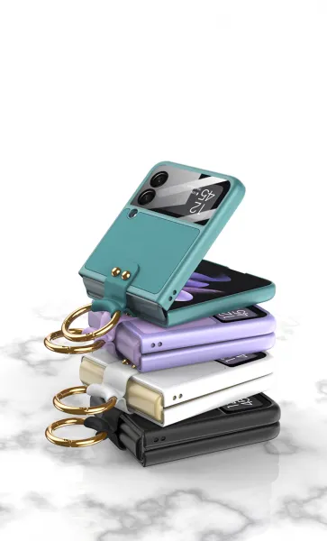 GKK LANYARD Kryt s remienkom Samsung Galaxy Z Flip 3 5G šedý