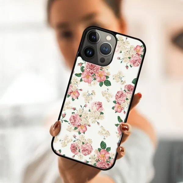 MY ART Silikónový kryt Apple iPhone 13 Pro Max PINK ROSES (016)