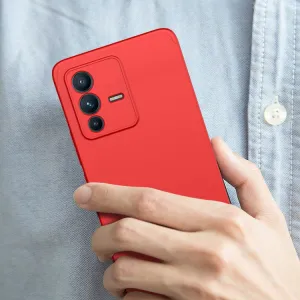 360° Ochranný kryt Vivo V23 5G červený