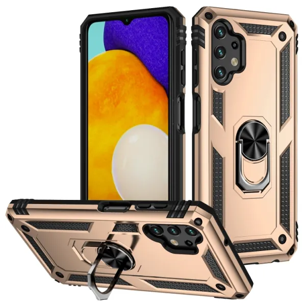 RING Ochranný obal pre Samsung Galaxy A13 zlatý