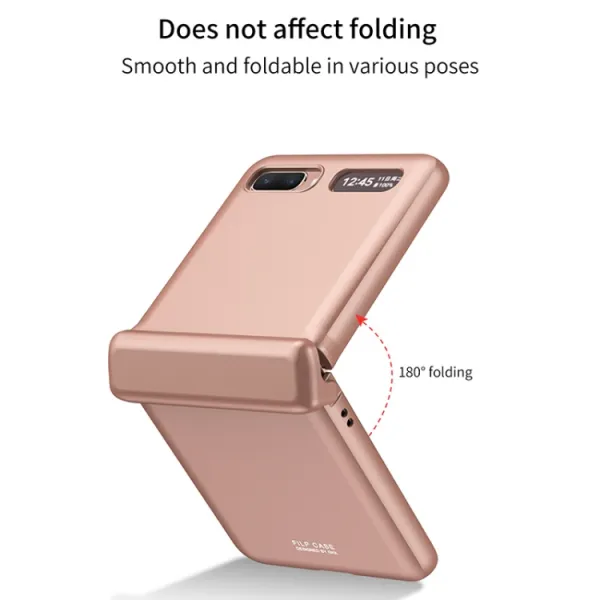 GKK MAGNETIC Plastový obal Samsung Galaxy Z Flip fialový