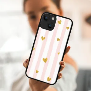 MY ART Silikónový kryt Apple iPhone 13 HEARTS (006)