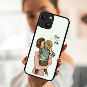 MY ART Silikónový kryt Apple iPhone 13 MOM LIFE (118)