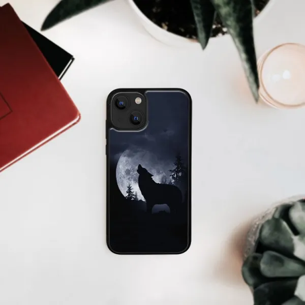 MY ART Silikónový kryt Apple iPhone 13 WOLF (247)