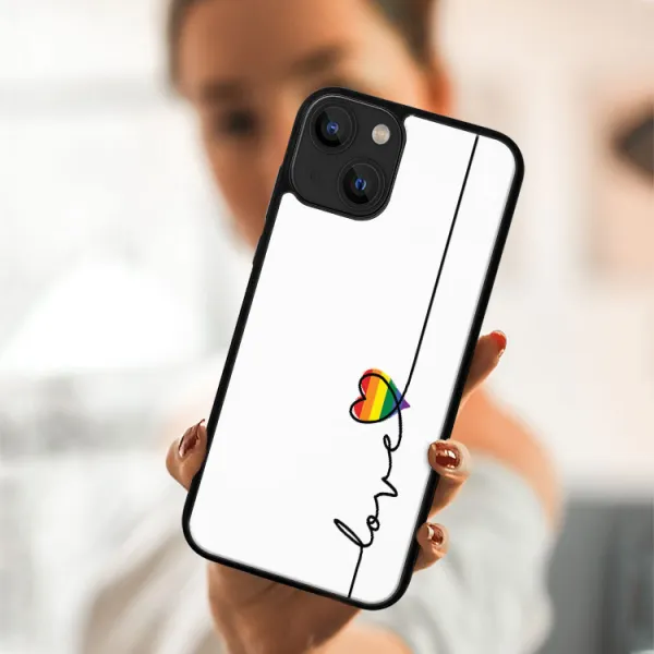 MY ART Silikónový kryt Apple iPhone 13 LOVE (054)