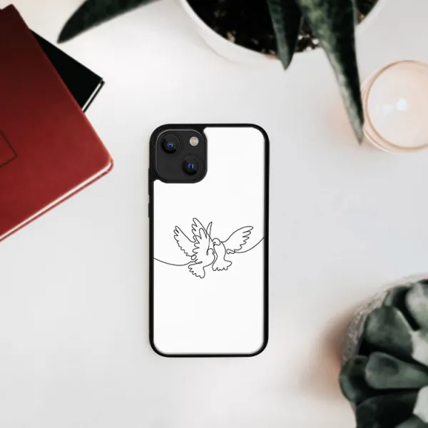 MY ART Silikónový kryt Apple iPhone 13 DOVE (031)