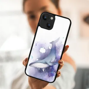 MY ART Silikónový kryt Apple iPhone 13 WHALE (242)