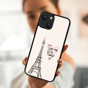 MY ART Silikónový kryt Apple iPhone 13 PARIS (057)