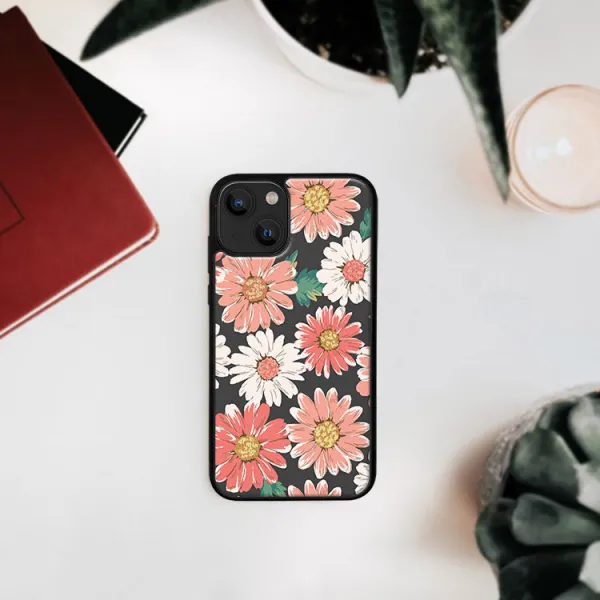 MY ART Silikónový kryt Apple iPhone 13 mini DAISY (161)
