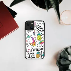 MY ART Silikónový kryt Apple iPhone 13 UNICORN (063)