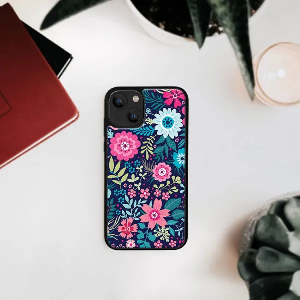 MY ART Silikónový kryt Apple iPhone 13 FLORA (038)