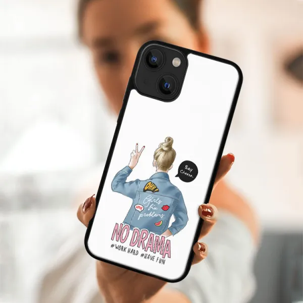 MY ART Silikónový kryt Apple iPhone 13 mini NO DRAMA (138)