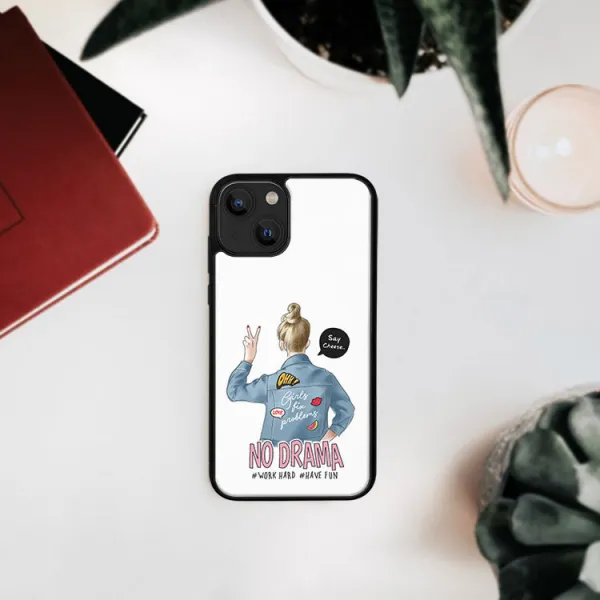 MY ART Silikónový kryt Apple iPhone 13 mini NO DRAMA (138)