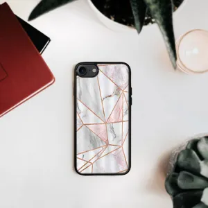 MY ART Ochranný kryt Apple iPhone SE 2022 / 2020 / 7 / 8 PINK MARBLE (143)