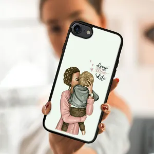 MY ART Ochranný kryt Apple iPhone SE 2022 / 2020 / 7 / 8 MOM LIFE (118)