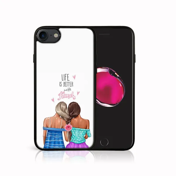 MY ART Ochranný kryt Apple iPhone SE 2022 / 2020 / 7 / 8 FRIENDS (060)