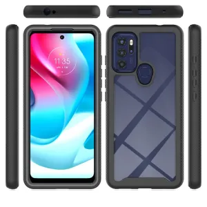 DUAL Obojstranný kryt s fóliou Motorola Moto G60s ružový