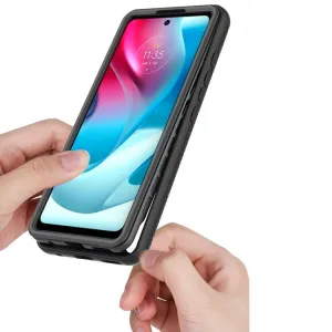 DUAL Obojstranný kryt s fóliou Motorola Moto G60s ružový
