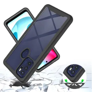DUAL Obojstranný kryt s fóliou Motorola Moto G60s ružový