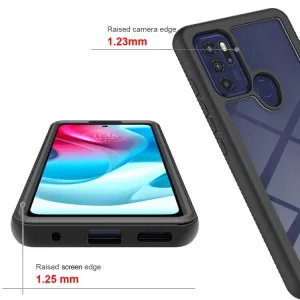 DUAL Obojstranný kryt s fóliou Motorola Moto G60s ružový