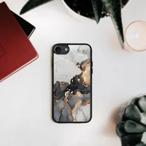 MY ART Ochranný kryt Apple iPhone SE 2022 / 2020 / 7 / 8 GREY MARBLE (140)