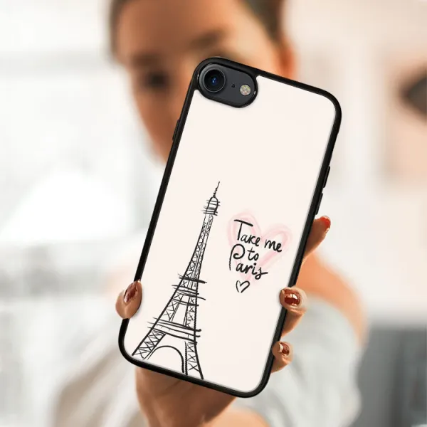 MY ART Ochranný kryt Apple iPhone SE 2022 / 2020 / 7 / 8 PARIS (057)