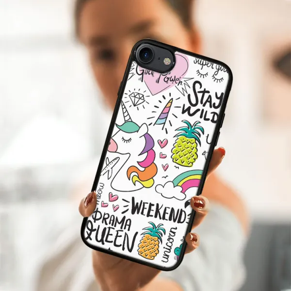 MY ART Ochranný kryt Apple iPhone SE 2022 / 2020 / 7 / 8 UNICORN (063)