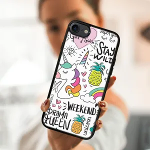 MY ART Ochranný kryt Apple iPhone SE 2022 / 2020 / 7 / 8 UNICORN (063)
