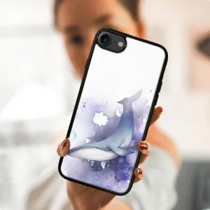 MY ART Ochranný kryt Apple iPhone SE 2022 / 2020 / 7 / 8 WHALE (242)