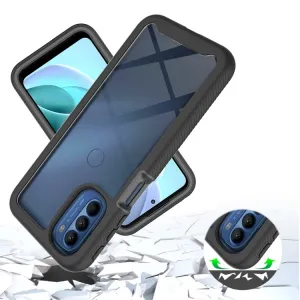 DUAL Obojstranný kryt s fóliou Motorola Moto G71 5G ružový