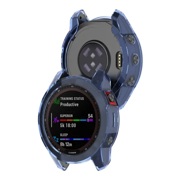 TPU Ochranný obal Garmin Fenix 7X modrý